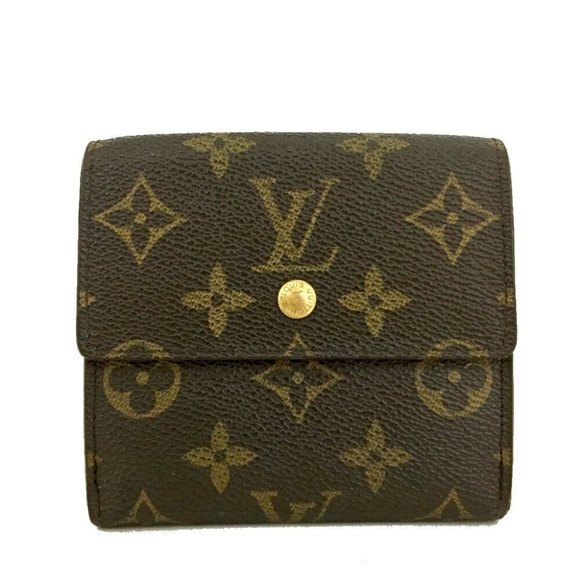 384087F V Louis Vuitton Wallet Portefeiulle Brown Monogram - Picture 1 of 9